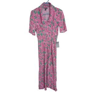 Love X Design Isla Crepe Maci Dress In Roman Holiday Medium Vacation Summer Boho